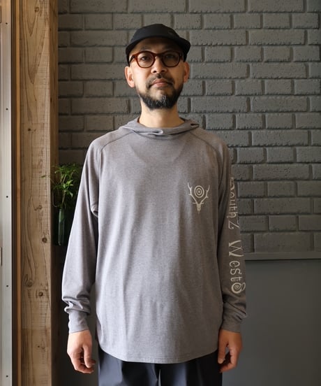 〈SOUTH2 WEST8〉x〈FOXFIRE〉Hoody - SCORON / Grey, Navy