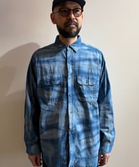 〈ONOKORO〉Indigo-Dyed Shirt / C