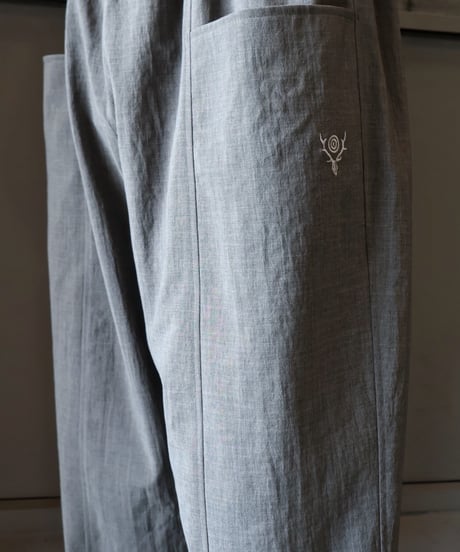 〈SOUTH2 WEST8〉Army String Pant - Poly Oxford / Grey, Navy