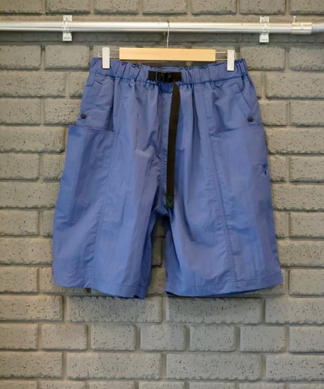 〈SOUTH2 WEST8〉Belted C.S. Short - Nylon Ripstop / Ivory, Blue