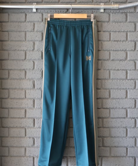 〈NEEDLES〉Track Pant - Poly Smooth / Charcoal, Green