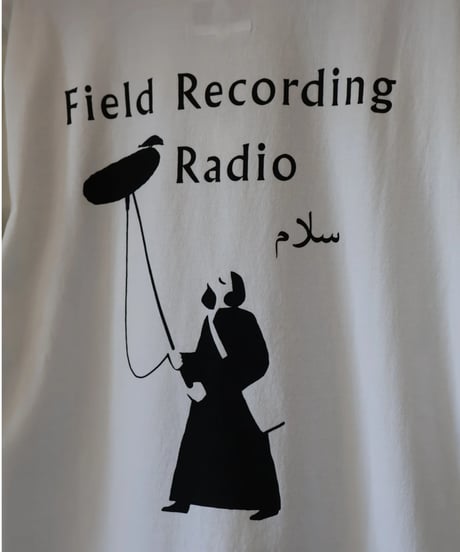 〈TACOMA FUJI RECORDS〉FIELD RECORDING RADIO Tee / White