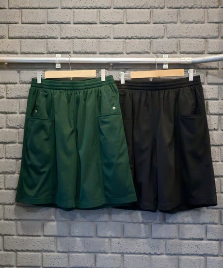 〈SOUTH2 WEST8〉String C.S. Short - Knit Mesh / Green, Black