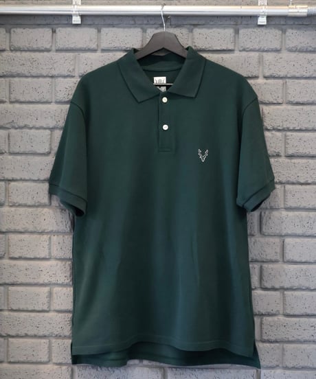 〈SOUTH2 WEST8〉S/S Polo Shirt - Cotton Pique / Green, Black