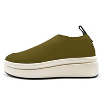 UESETU（ウセツ）ウォータリペレント スニーカー リガバリー レインシューズ U-003-543  Basic “ベーシック” KHAKI×WHITE