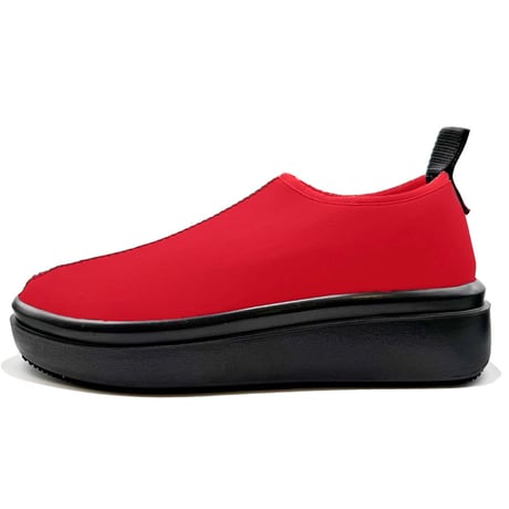 UESETU（ウセツ）ウォータリペレント スニーカー リガバリー レインシューズ U-003-543  Basic “ベーシック” RED×BLACK
