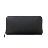 正介 [マサスケ] MASASUKE 栃木レザーラウンドファスナー 長財布 BLACK