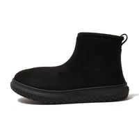 USESTU [ウセツ] ウォータプルーフ ベアフットラスト リカバリー ミッドカット ブーツU-010-060  Urbanie-Mid  “アーバニーミッド” BLACK SUEDE