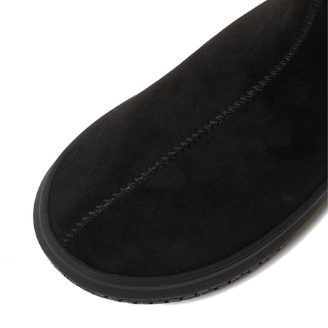 USESTU [ウセツ] ウォータプルーフ ベアフットラスト リカバリー ミッドカット ブーツU-010-060  Urbanie-Mid  “アーバニーミッド” BLACK SUEDE