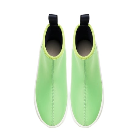 UESETU（ウセツ）ウォータプルーフ ノンスリップ スニーカー リガバリー スノーブーツ U-001-543 Grippy “グリッピー” L.GREEN×WHITE