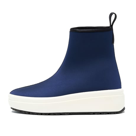 UESETU（ウセツ）ウォータプルーフ ノンスリップ スニーカー リガバリー スノーブーツ U-001-543 Grippy “グリッピー” NAVY×WHITE