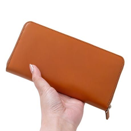 正介 [マサスケ] MASASUKE 栃木レザーラウンドファスナー 長財布 CAMEL