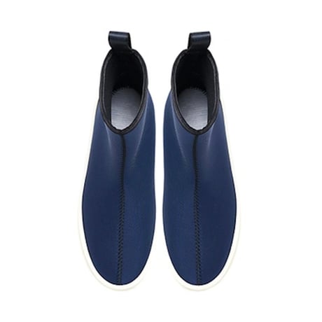 UESETU（ウセツ）ウォータプルーフ ノンスリップ スニーカー リガバリー スノーブーツ U-001-543 Grippy “グリッピー” NAVY×WHITE