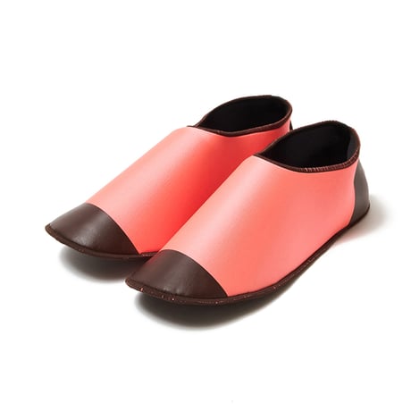 USESTU [ウセツ] ウォータプルーフ リカバリー カラーコンビ ルームシュース スリッパ U-006-001 uwa-baki  “ウワバキ” PEACH×BROWN
