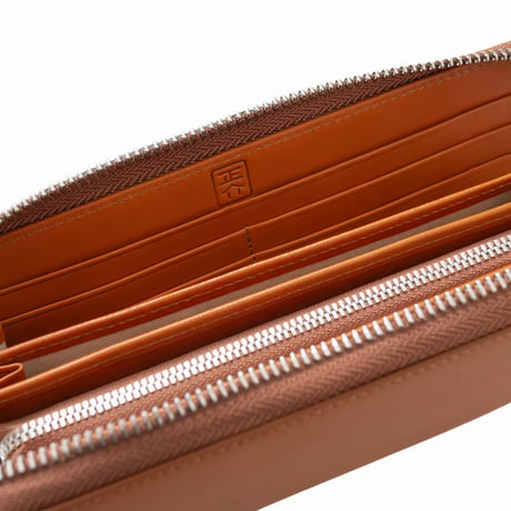 正介 [マサスケ] MASASUKE 栃木レザーラウンドファスナー 長財布 CAMEL