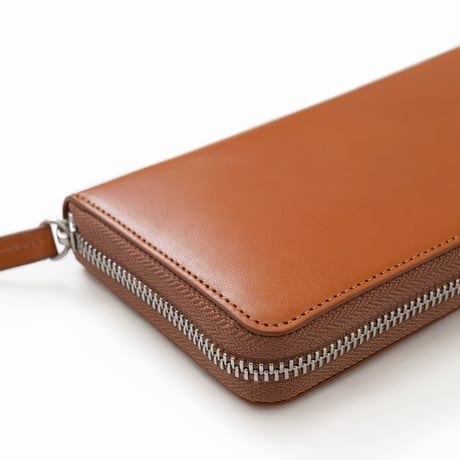 正介 [マサスケ] MASASUKE 栃木レザーラウンドファスナー 長財布 CAMEL