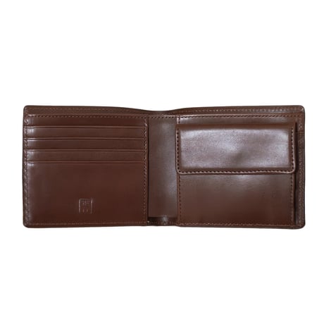正介 [マサスケ] MASASUKE 栃木レザー二つ折り財布 BROWN
