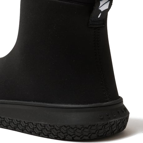 USESTU [ウセツ] ウォータプルーフ ベアフットラスト リカバリー ミッドカット ブーツU-010-060  Urbanie-Mid  “アーバニーミッド” BLACK