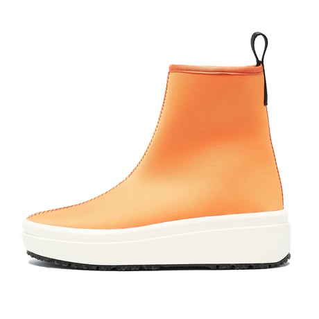 UESETU（ウセツ）ウォータプルーフ ノンスリップ スニーカー リガバリー スノーブーツ U-001-543 Grippy “グリッピー” ORANGE×WHITE