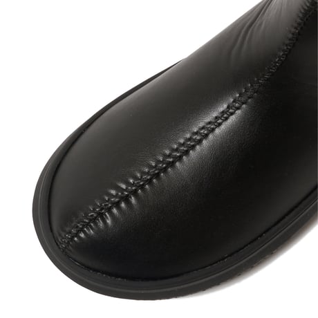 USESTU [ウセツ] ウォータプルーフ ベアフットラスト リカバリー ミッドカット ブーツU-010-060  Urbanie-Mid  “アーバニーミッド” BLACK SMOOTH