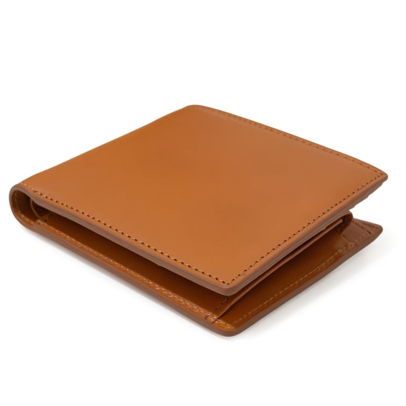 正介 [マサスケ] MASASUKE 栃木レザー二つ折り財布 CAMEL | 正介商店