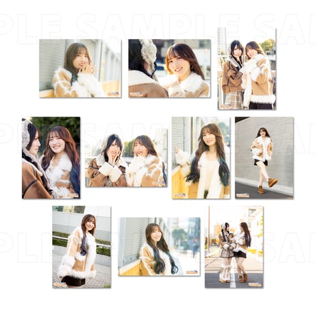 紫月杏朱彩 トレーディング2Lブロマイド（4枚1セット）