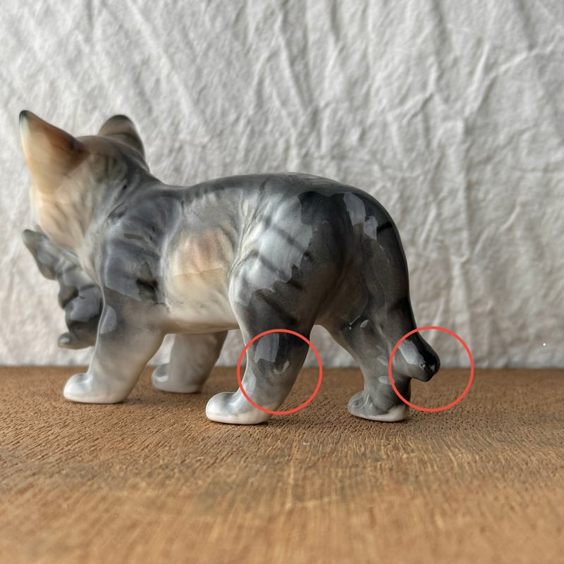 親子ねこのフィギュリン | とえん堂