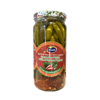 キュウリピクルス  ハラペーニョ入り（HOT&SPICY CUCUMBER PICKLES）440g
