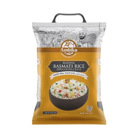 ロザナバスマティライス インド米（Rozana Basmati Rice India）5kg