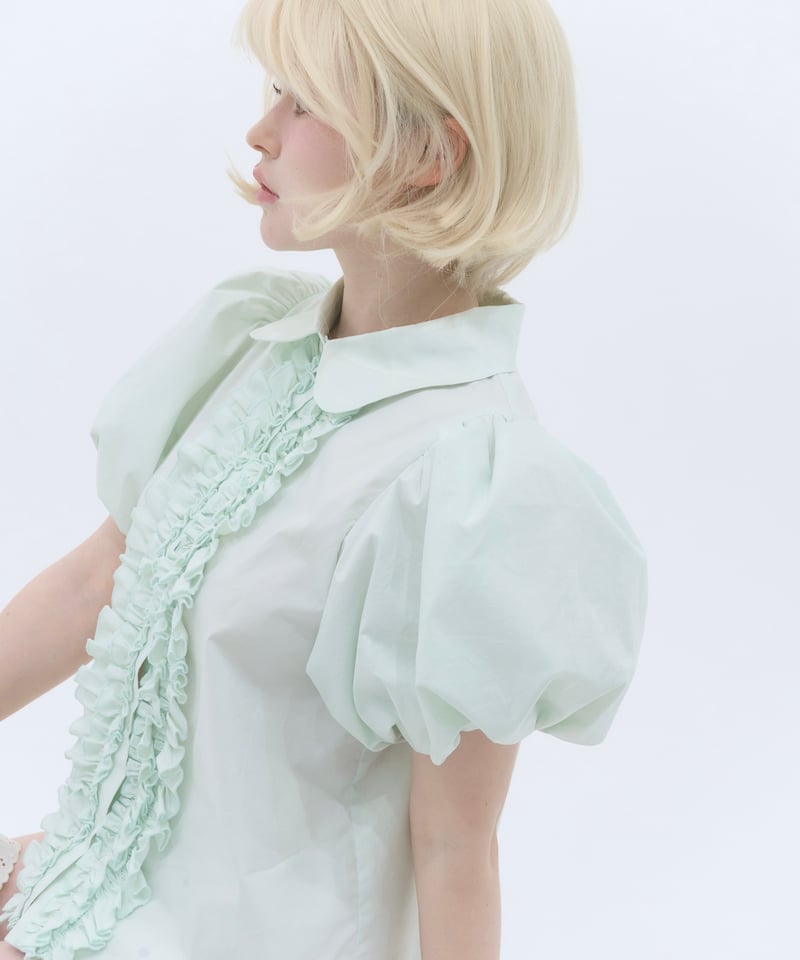 romantic frill blouse | sovisoon.official STORE