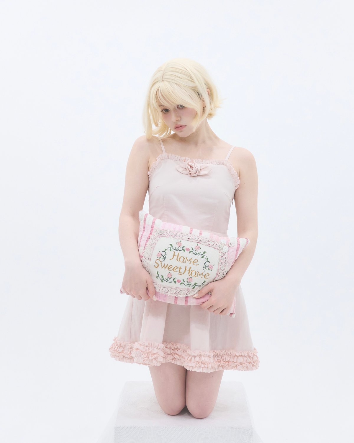 rose frill cami dress | sovisoon.official STORE