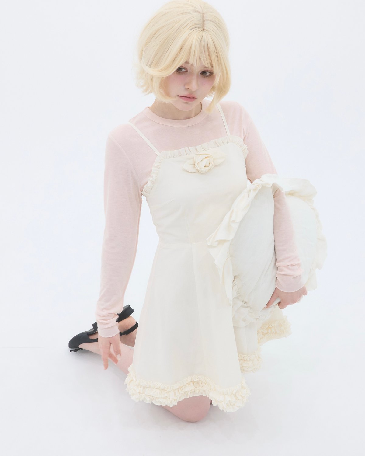 rose frill cami dress | sovisoon.official STORE
