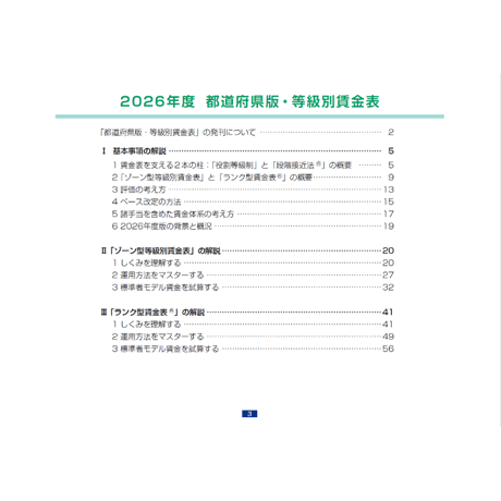 2026年度 都道府県版・等級別賃金表（デジタル書籍）