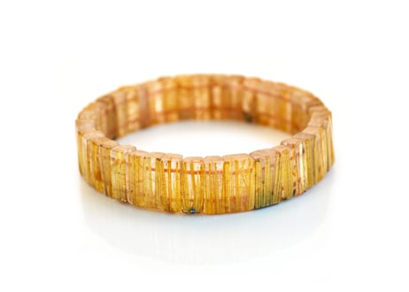 ルチルクォーツ バングル 13mm×5mm×5mm