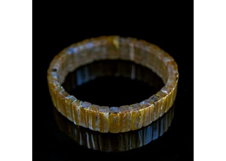 ルチルクォーツ バングル 13mm×5mm×5mm