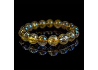 ゴールドルチルクォーツ ブレスレット 12mm