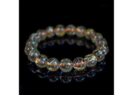 ゴールドルチルクォーツ ブレスレット 10mm