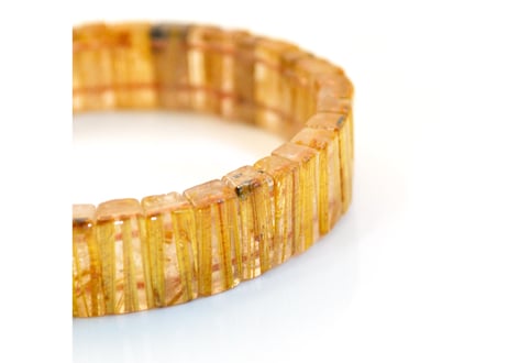 ルチルクォーツ バングル 13mm×5mm×5mm