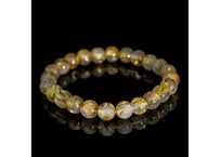 ゴールドルチルクォーツ ブレスレット 8mm