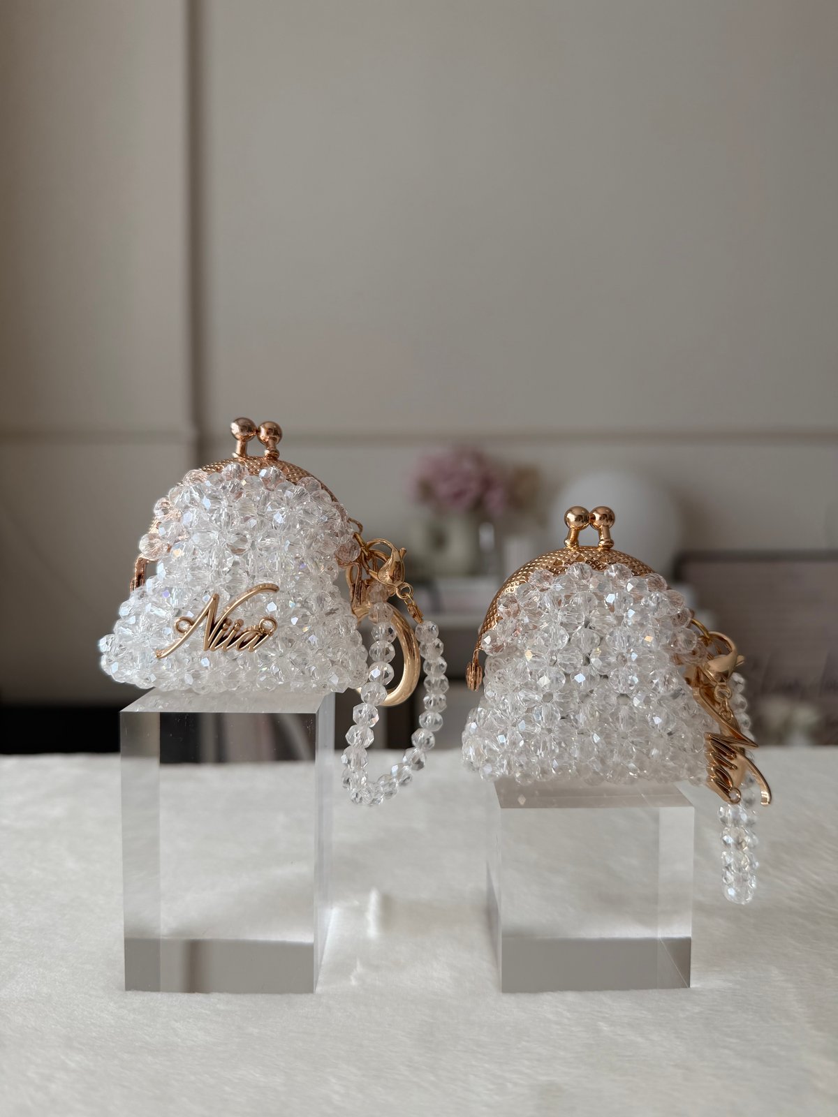 ビーズがま口チャーム（クリア） | NIIA