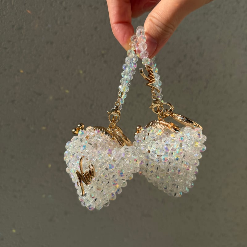 ビーズがま口チャーム（オーロラ） | NIIA