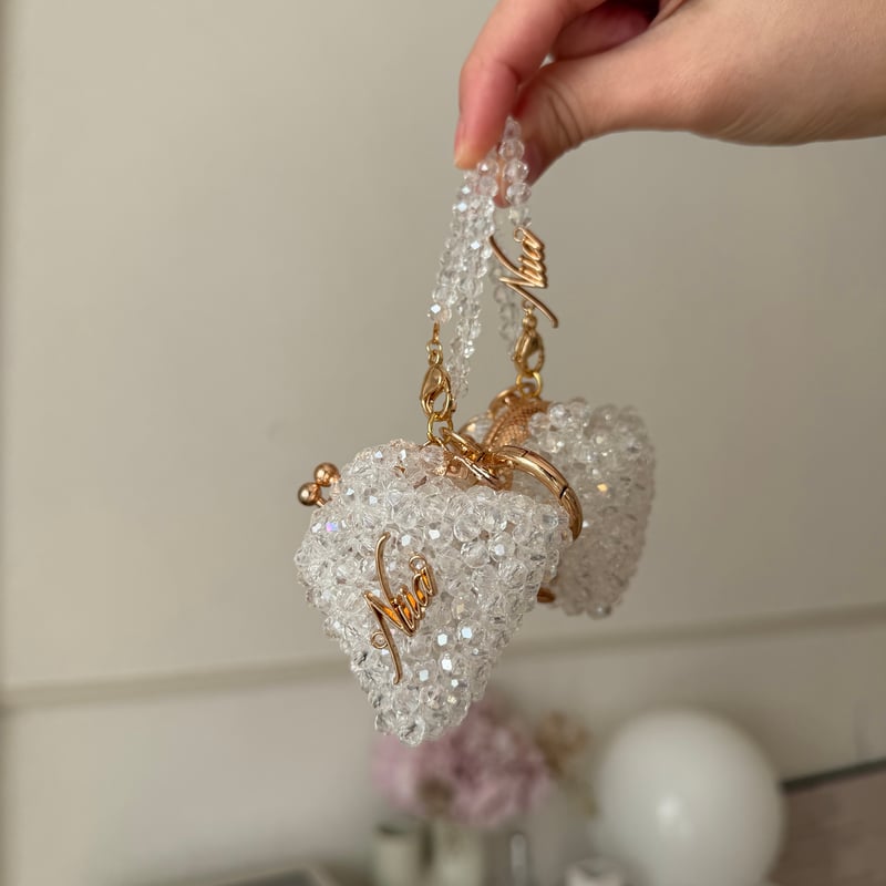 ビーズがま口チャーム（クリア） | NIIA