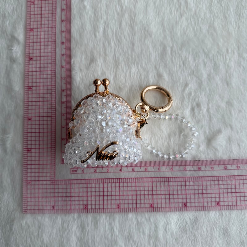 ビーズがま口チャーム（クリア） | NIIA