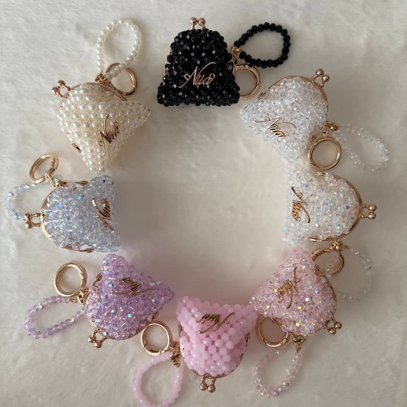 ビーズがま口チャーム（クリア） | NIIA