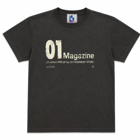 01 Magazine crack logo Tee