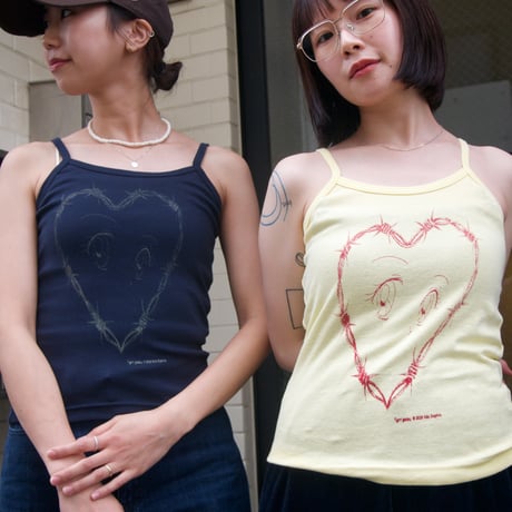 『grrL gaze』remitted camisole & zine