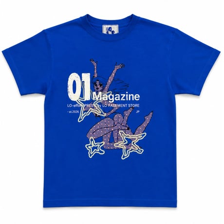 Blue mode:01 Magazine re:build Tee