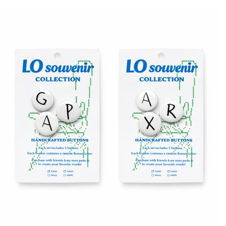 LO SOUVENIR BUTTONS PACK 25