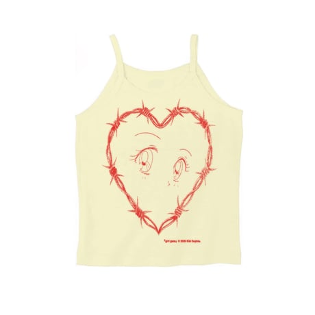 『grrL gaze』remitted camisole & zine