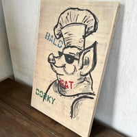 ART BOARD  "PIG" original